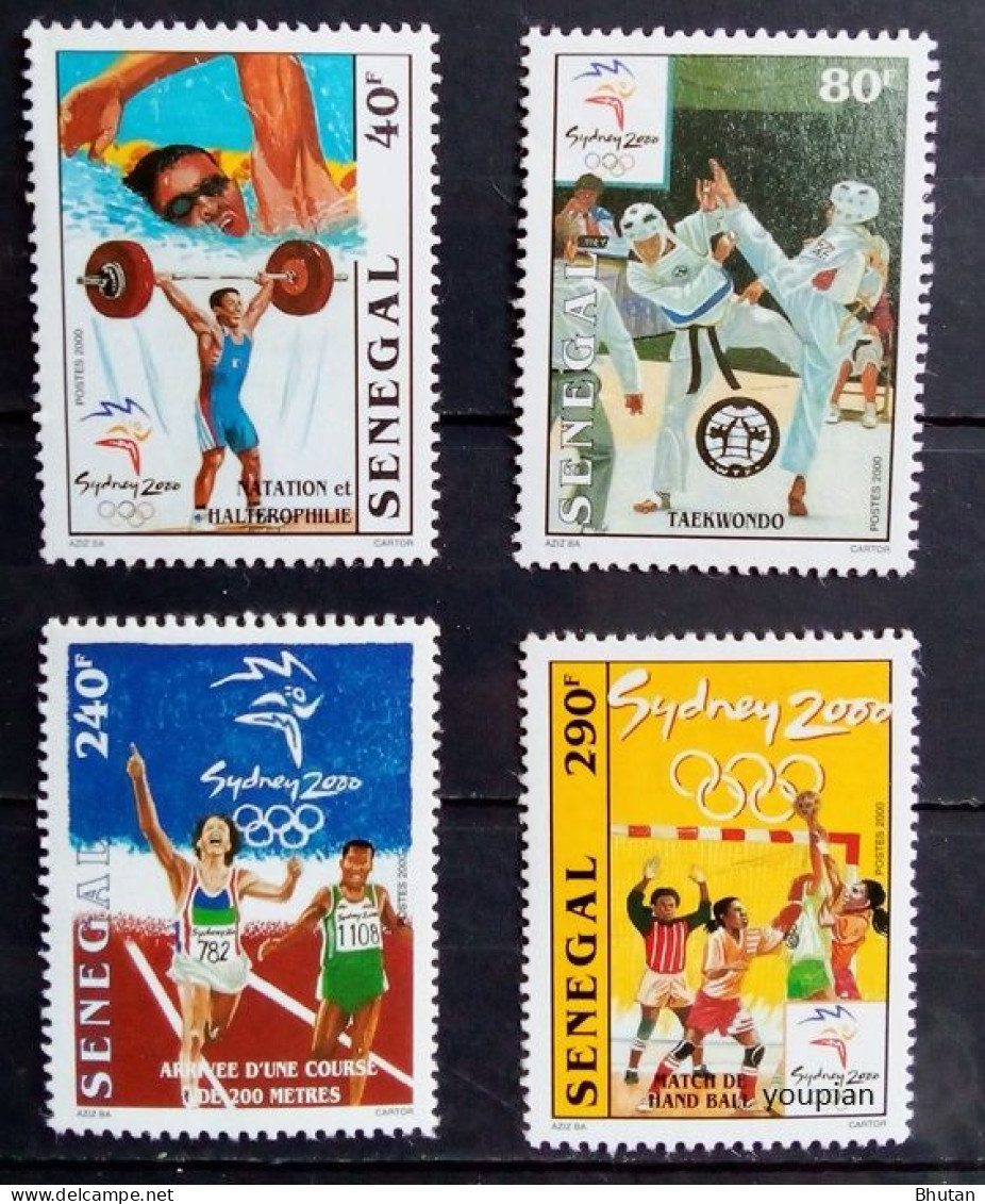 Senegal 2001, Summer Olympic Games 2000 In Sydney, MNH Stamps Set - Senegal (1960-...)