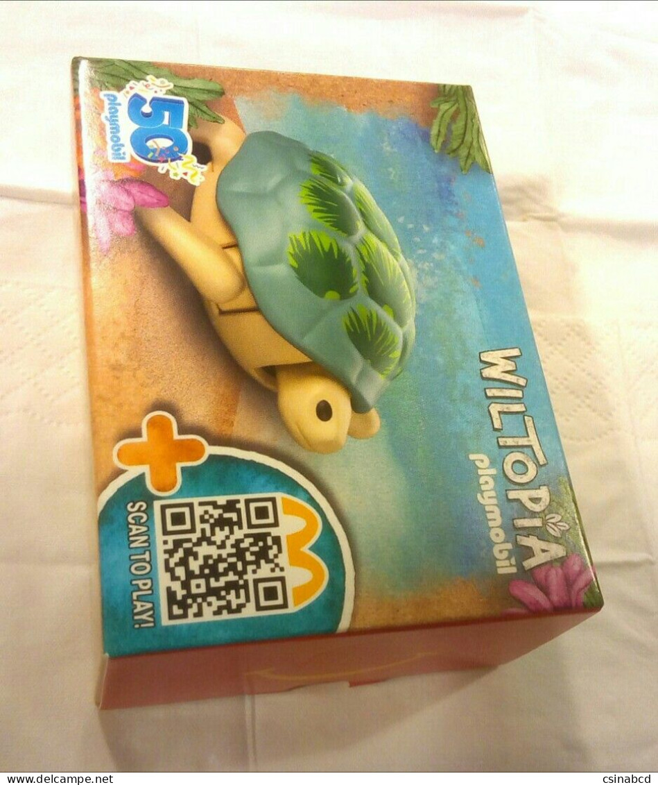RARE Asia Exclusive Playmobil McDonald's 2024 Wiltopia Animal toy GREEN SEA TURTLE happy meal toy