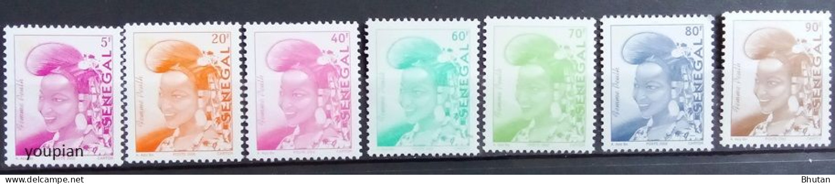 Senegal 2002-2003, Senegalese Woman, MNH Stamps Set - Senegal (1960-...)