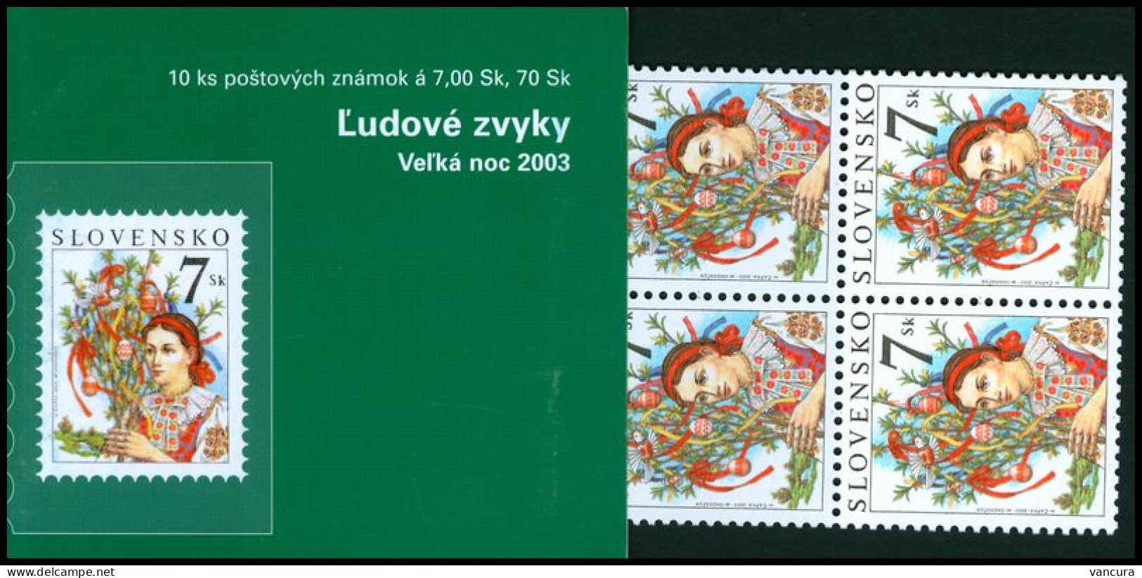 Booklet 287 Slovakia Easter 2003 - Unused Stamps