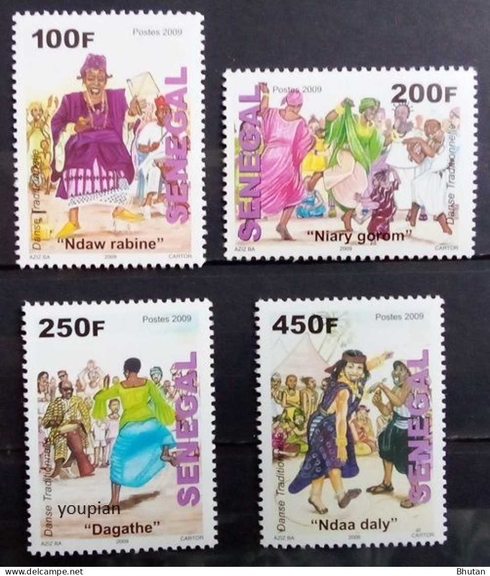 Senegal 2010, Traditonal Dances, MNH Stamps Set - Sénégal (1960-...)