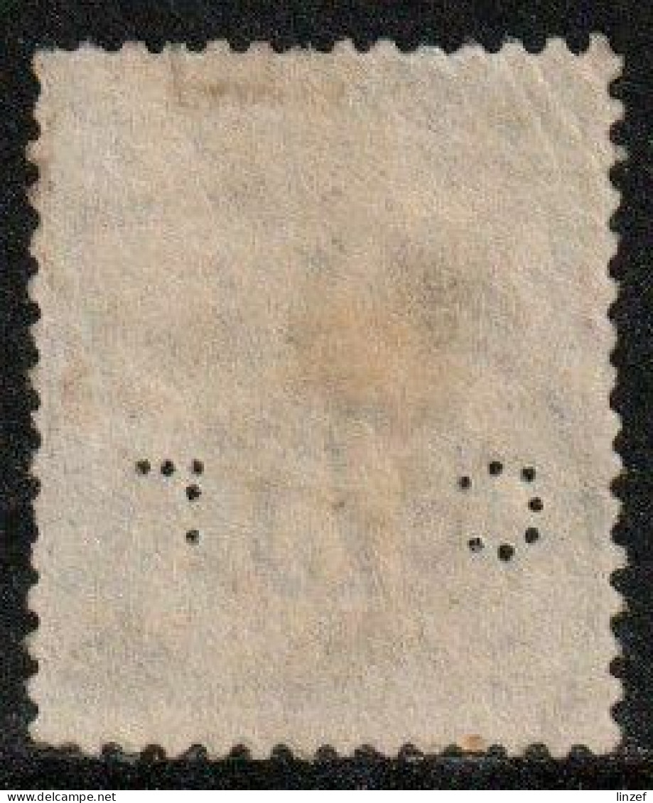 France 1890 Yv. N°99 - 75c Sage Violet S. Jaune Perforé "CL" - Oblitéré - Used Stamps