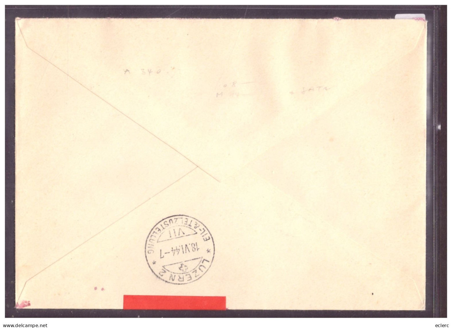 BUREAU DE POSTE AUTOMOBILE - LAUSANNE JUBILE OLYMPIQUE 1944 - EXPRESS - SCHWEIZ.  AUTOMOBIL POSTBUREAU - Postmark Collection