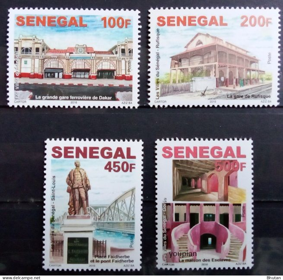 Senegal 2016, Senegalese Cities, MNH Stamps Set - Senegal (1960-...)