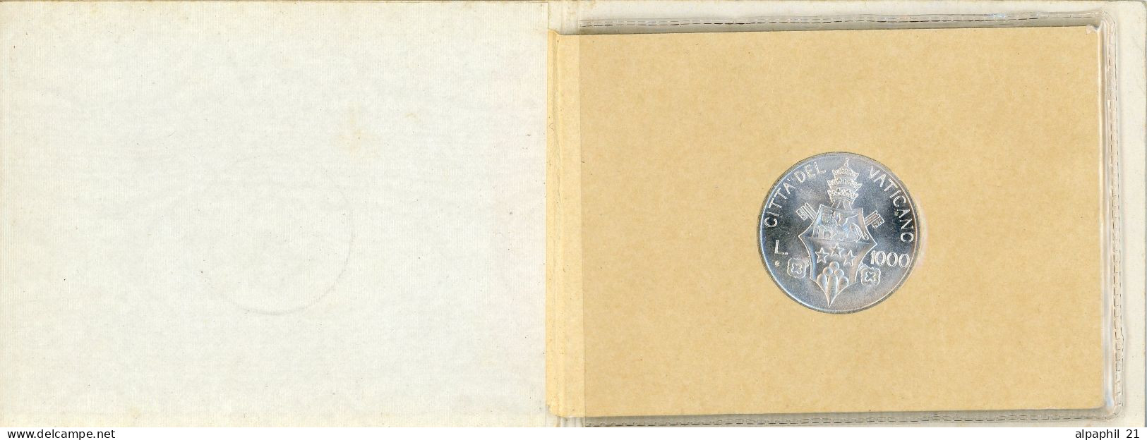 Pontiff Joannes Paulus,I John Paul I MCMLXXVIII 1978 Silver 1000 Lire - Vaticano (Ciudad Del)