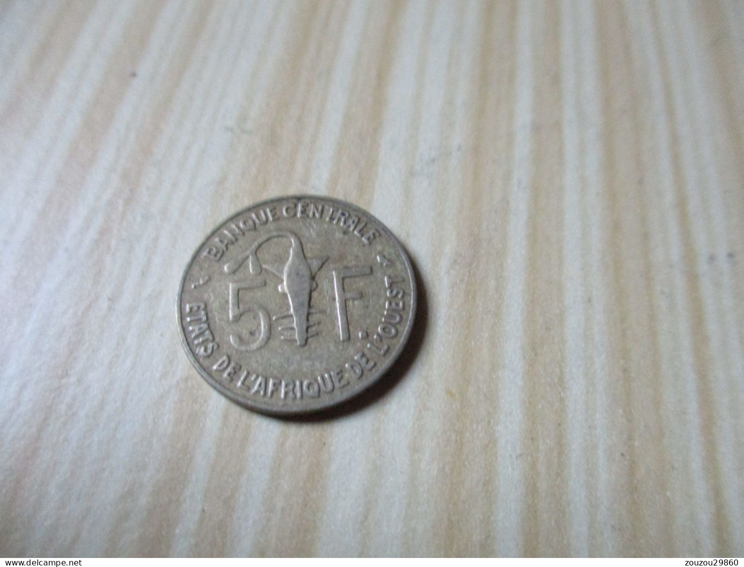Afrique De L'Ouest - 5 Francs 1965.N°349. - Andere - Afrika
