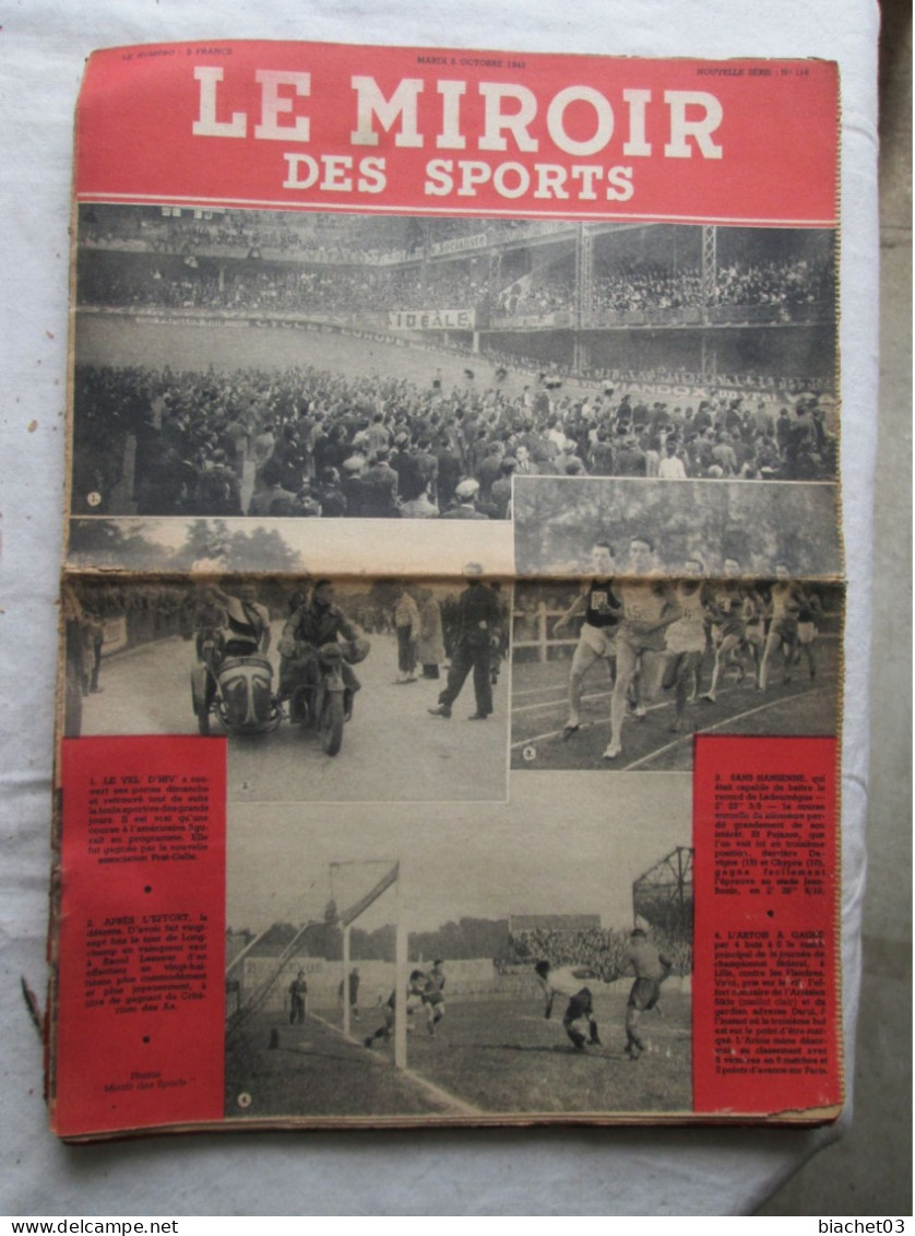LE MIROIR DES  SPORTS  N°116   1943 - Sport
