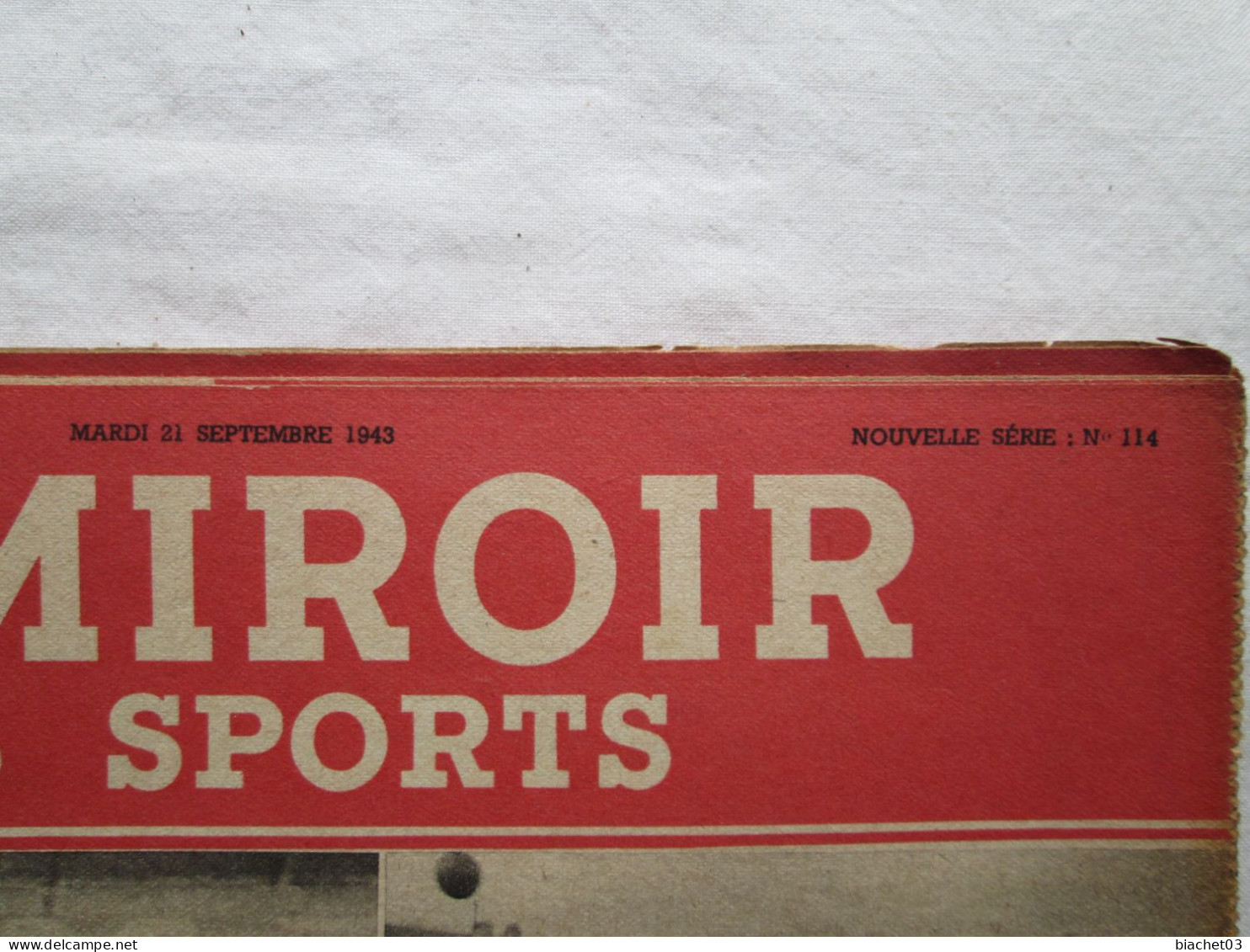 LE MIROIR DES  SPORTS  N°114   1943 - Sport