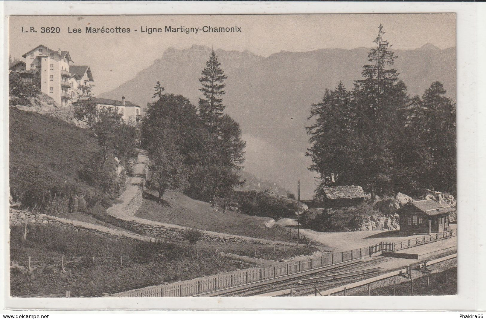 LES MARECOTTES LIGNE MARTIGNY - CHAMONIX - Martigny