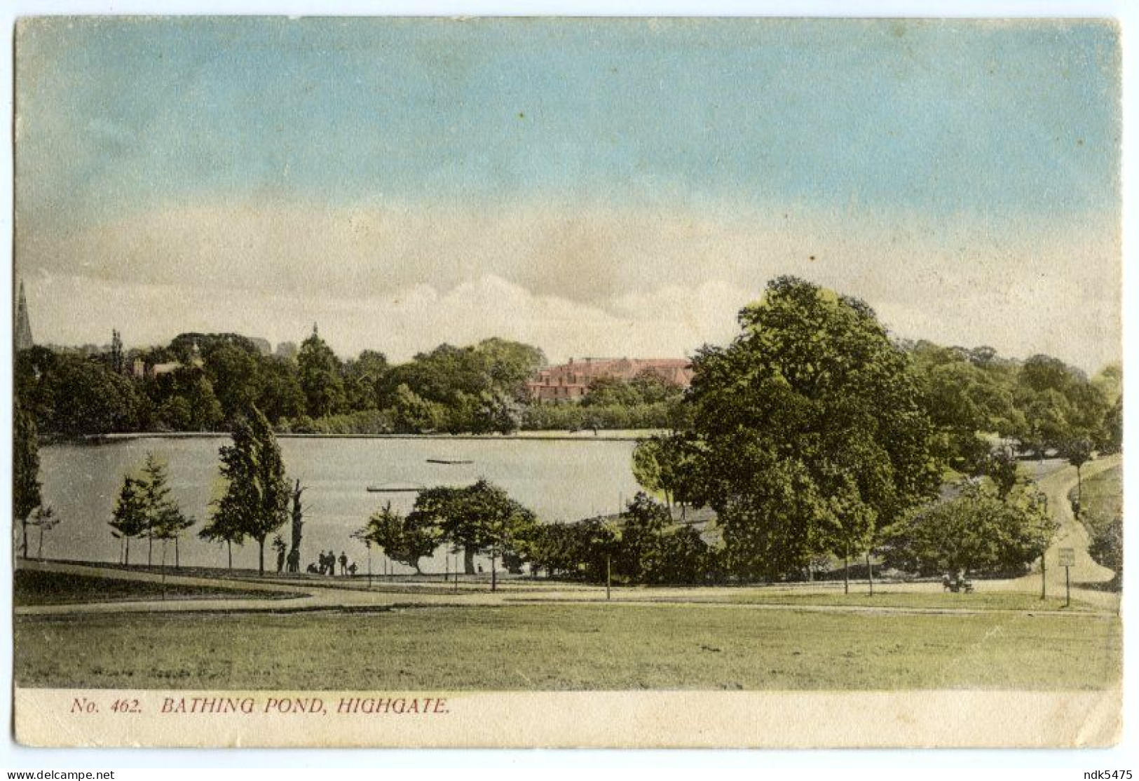 LONDON : HIGHGATE, BATHING POND / FOLKESTONE, BOUVERIE ROAD (LEACH) / KENTISH TOWN SQUARE CIRCLE - Londres – Suburbios