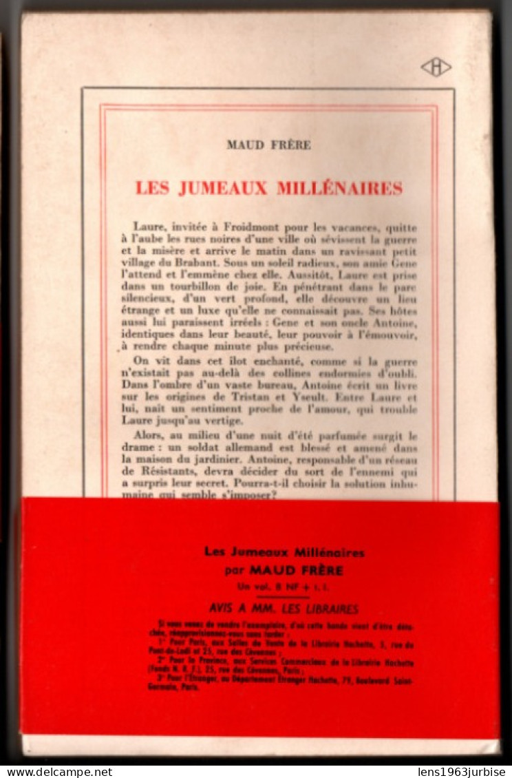 Maude Frère , Les Jumeaux , Gallimard ( 1962 ) ,TBE Jamais Coupé - Belgian Authors