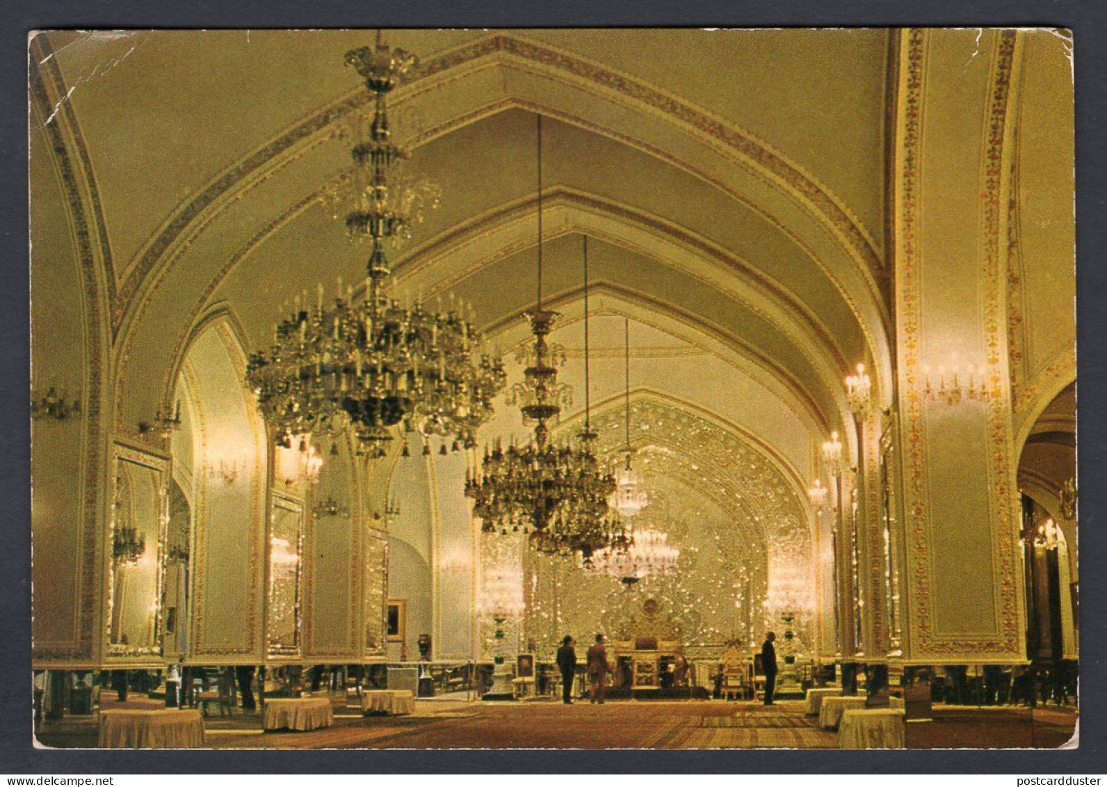 IRAN Tehran 1973 Meter Cancel On Postcard To Canada. Palace Interior (p3746) - Iran