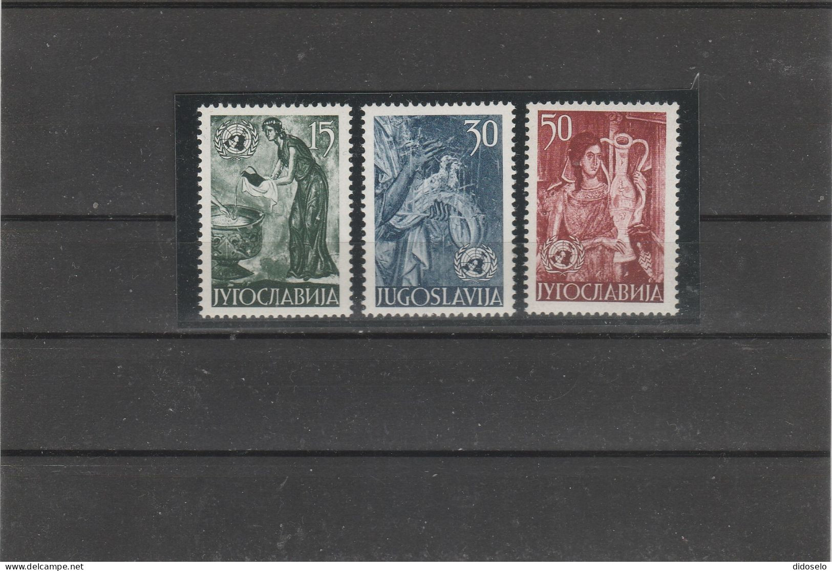 Yugoslavia - 1953 - Frescoes / MNH(**) Set - Otros & Sin Clasificación