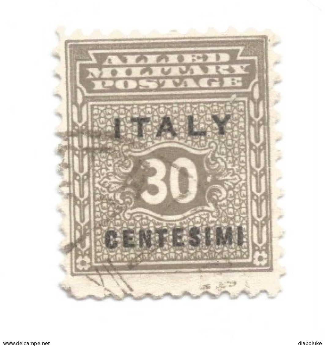 (COLONIE E POSSEDIMENTI) 1943, EMISSIONE ANGLOAMERICANA, 30-50c - 2 Francobolli Usati (CAT. SASSONE N.3-4) - Occup. Anglo-americana: Sicilia