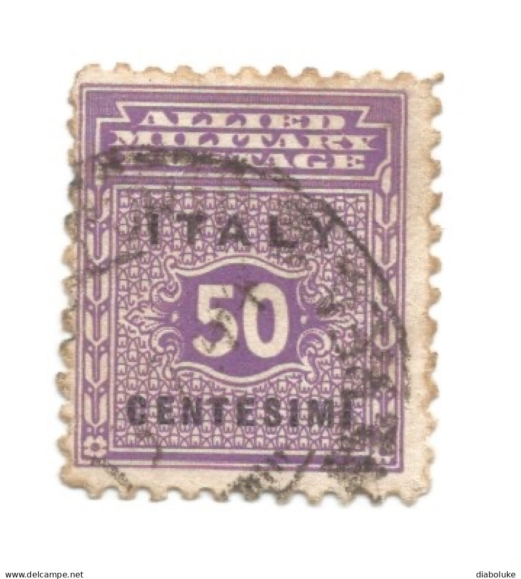 (COLONIE E POSSEDIMENTI) 1943, EMISSIONE ANGLOAMERICANA, 30-50c - 2 Francobolli Usati (CAT. SASSONE N.3-4) - Britisch-am. Bes.: Sizilien