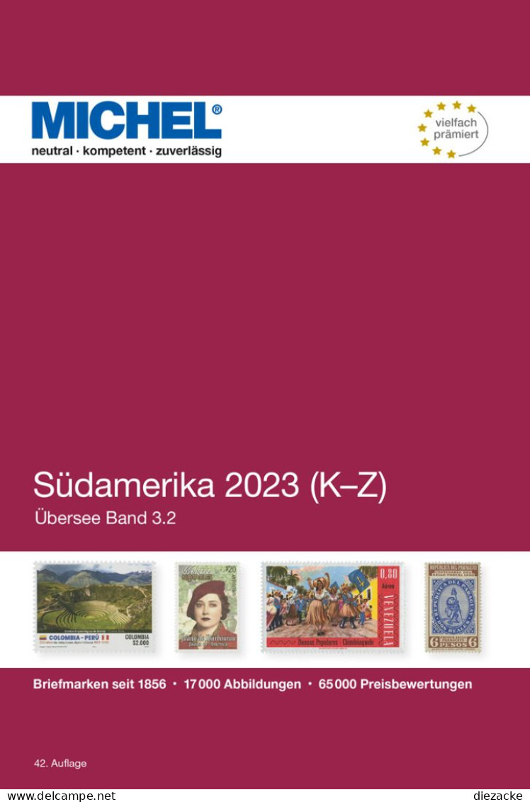 Michel Katalog Südamerika 2023/24 Band 2 K-Z (ÜK 3/2) Portofrei In Deutschland! Neu - Sonstige & Ohne Zuordnung