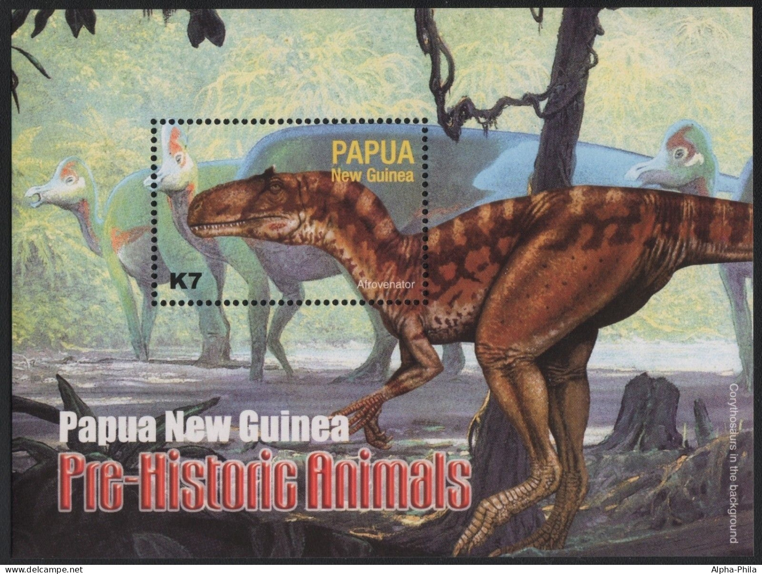 Papua-Neuguinea 2004 - Mi-Nr. Block 28 ** - MNH - Dinosaurier / Dinosaurs - Papouasie-Nouvelle-Guinée