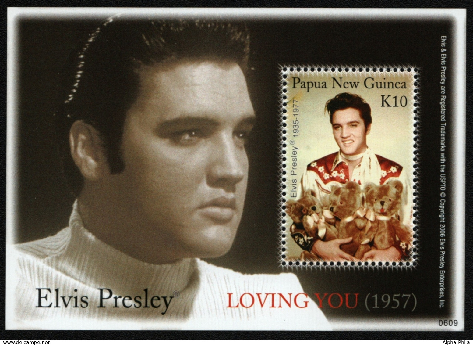 Papua-Neuguinea 2006 - Mi-Nr. Block 42 ** - MNH - Elvis Presley - Papouasie-Nouvelle-Guinée