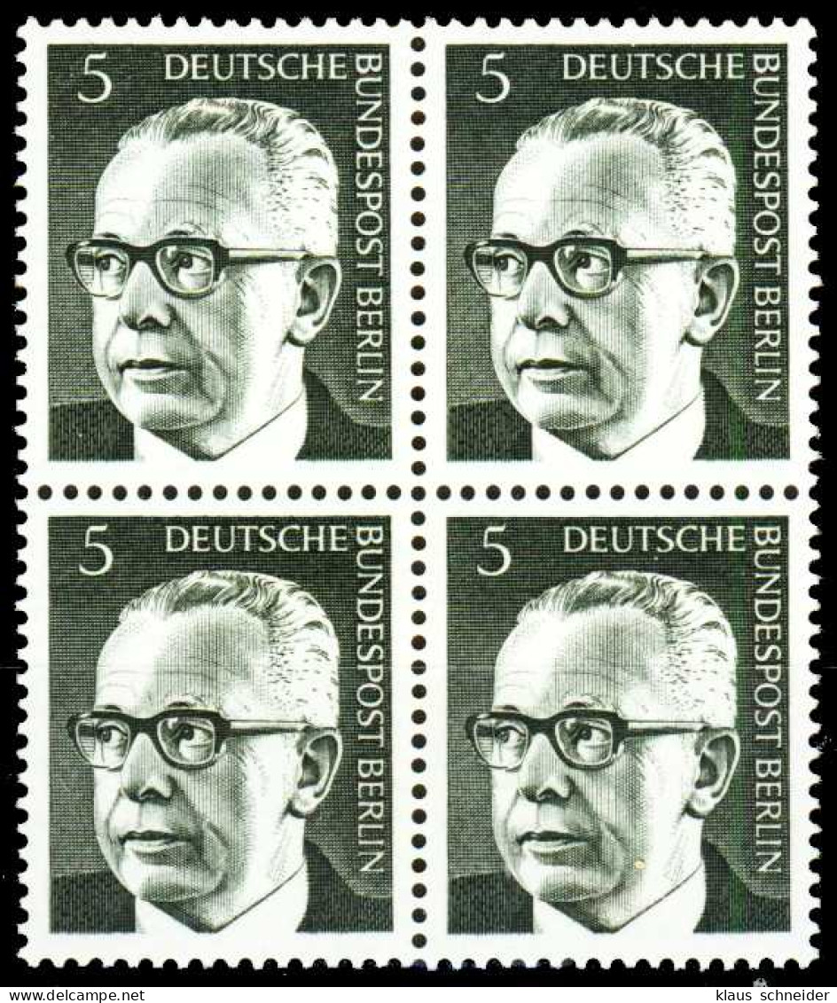 BERLIN DS HEINEMANN Nr 359 Postfrisch VIERERBLOCK X20E4AA - Unused Stamps