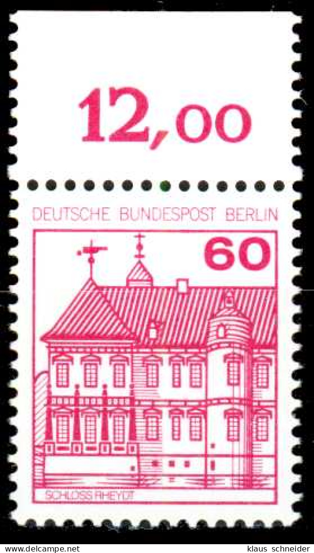 BERLIN DS BURGEN U. SCHLÖSSER Nr 611A Postfrisch ORA X212EDA - Unused Stamps