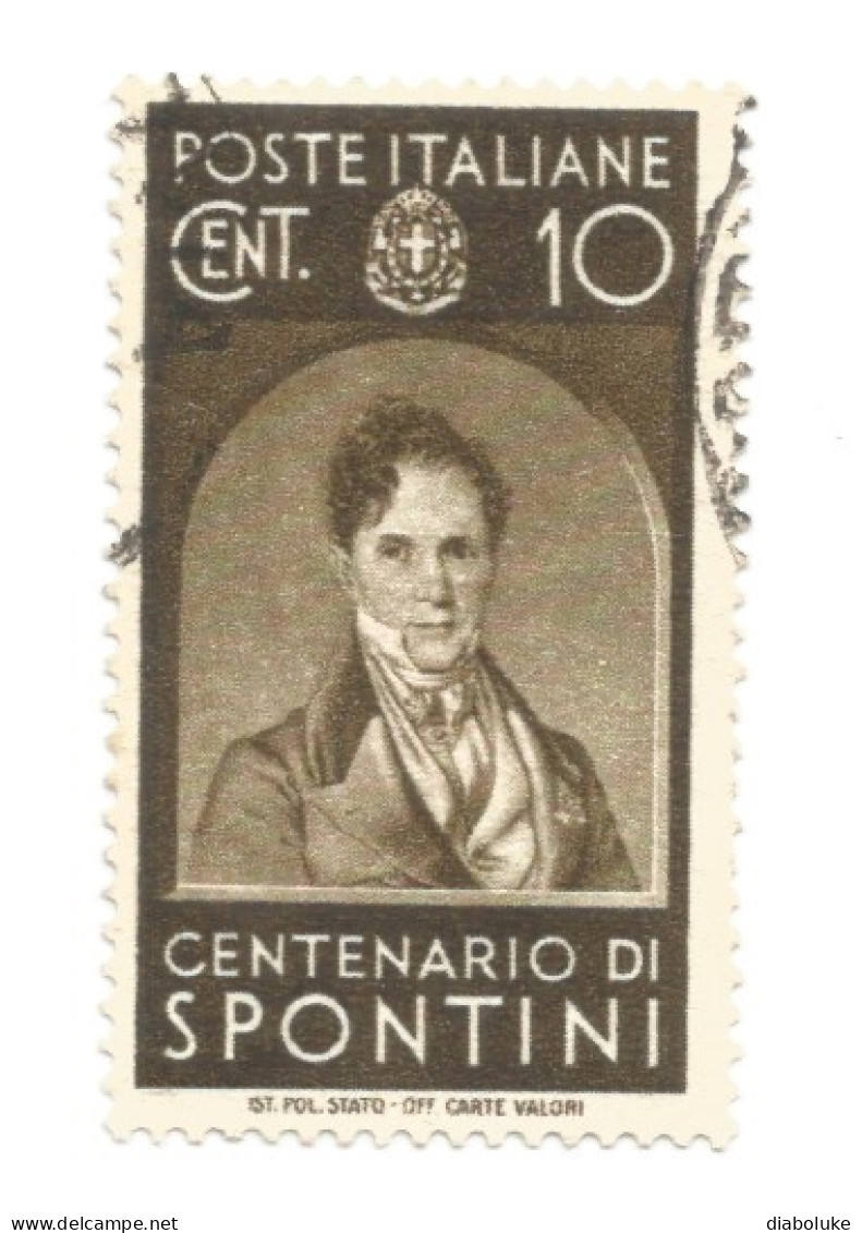 (REGNO D'ITALIA) 1937, CENTENARI DI UOMINI ILLUSTRI - Serie Di 10 Francobolli Usati, Annulli Da Periziare - Gebraucht