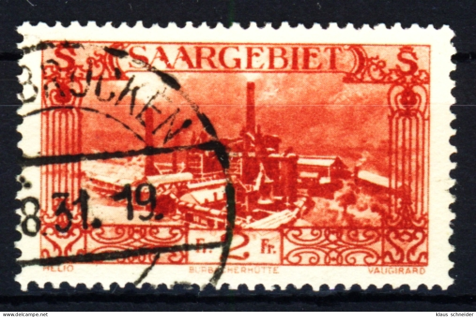 SAARGEBIET 1926 Nr 119 Gestempelt X3BEE5E - Used Stamps