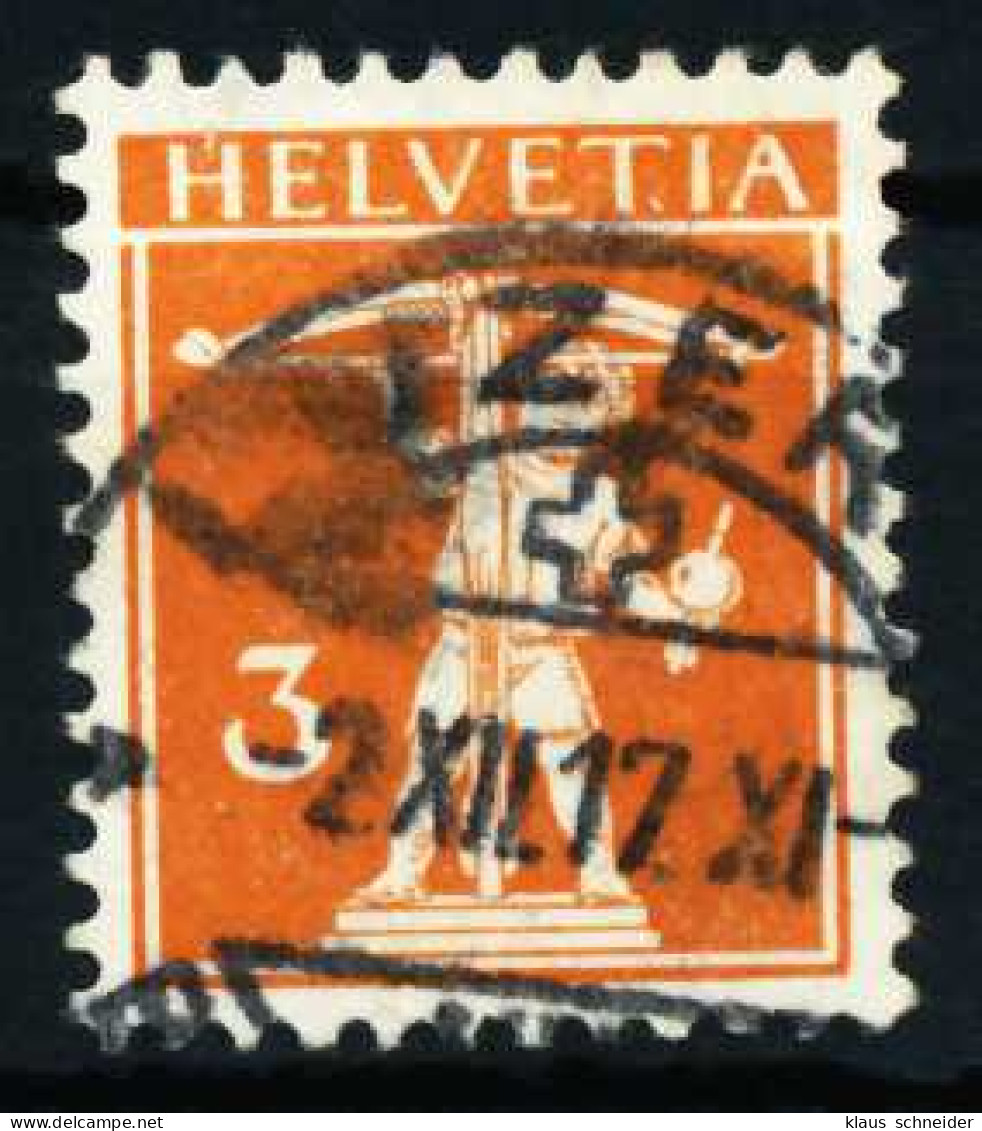 SCHWEIZ 1917 Nr 137 Gestempelt X4C63A6 - Gebraucht