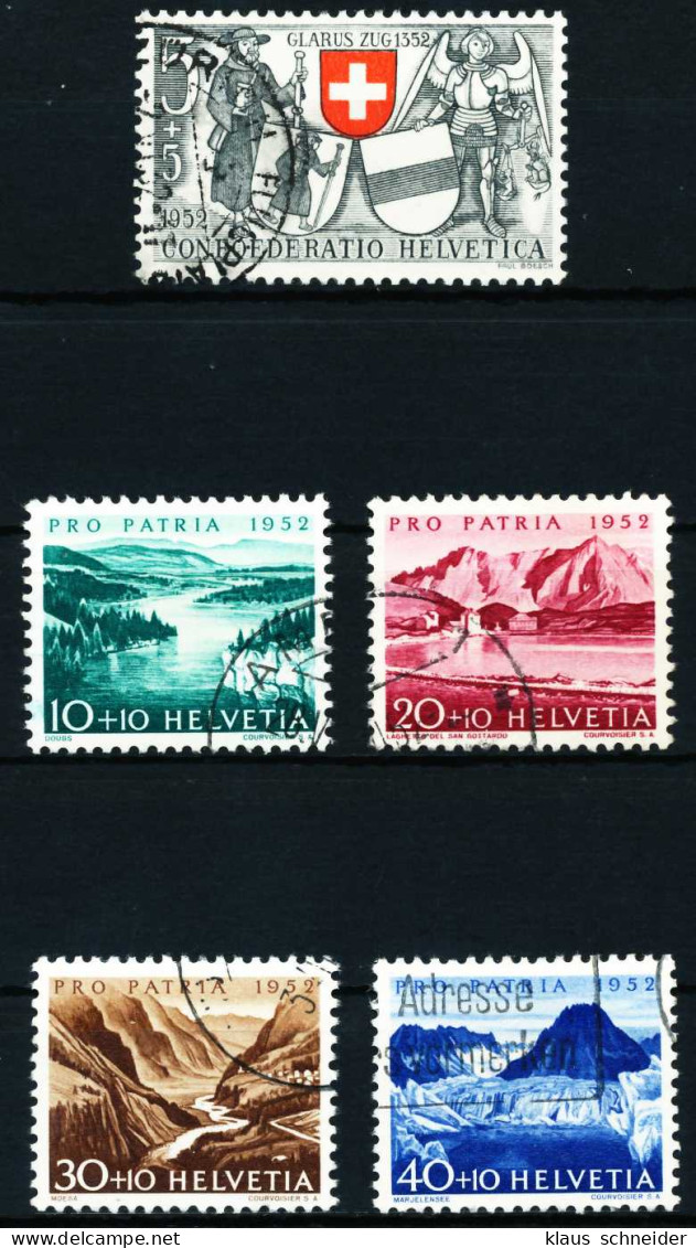 SCHWEIZ PRO PATRIA Nr 570-574 Gestempelt X4C9A62 - Used Stamps