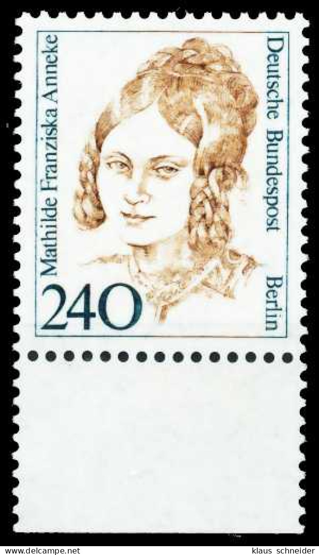BERLIN DS FRAUEN Nr 827 Postfrisch URA X60DDC2 - Unused Stamps