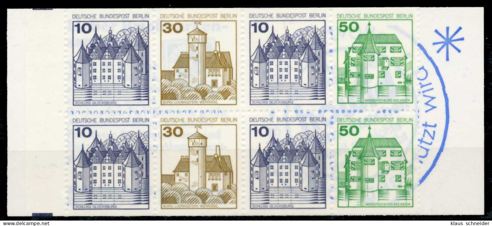 BERLIN MARKENHEFTCHEN Nr MH 11V Und VI Postfrisch X6109F2 - Postzegelboekjes