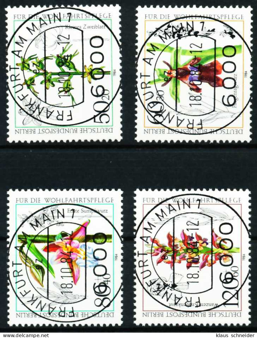 BERLIN 1984 Nr 724-727 Zentrisch Gestempelt X62E5E6 - Used Stamps