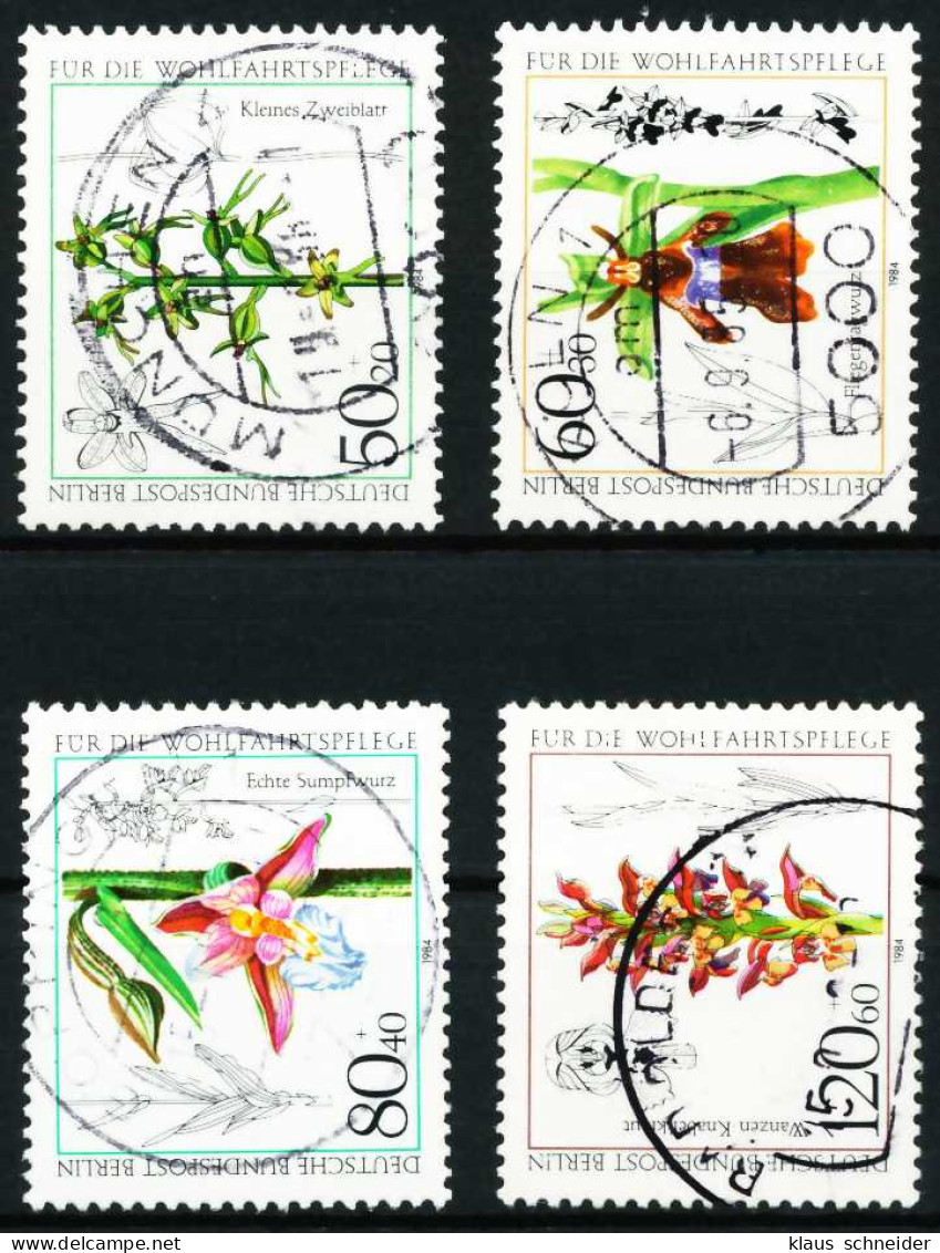 BERLIN 1984 Nr 724-727 Zentrisch Gestempelt X62E5EA - Used Stamps