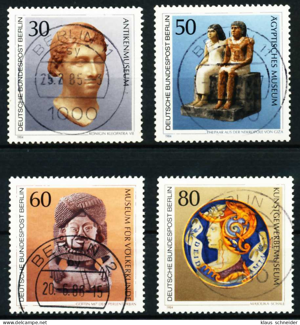 BERLIN 1984 Nr 708-711 Zentrisch Gestempelt X62E6FA - Used Stamps