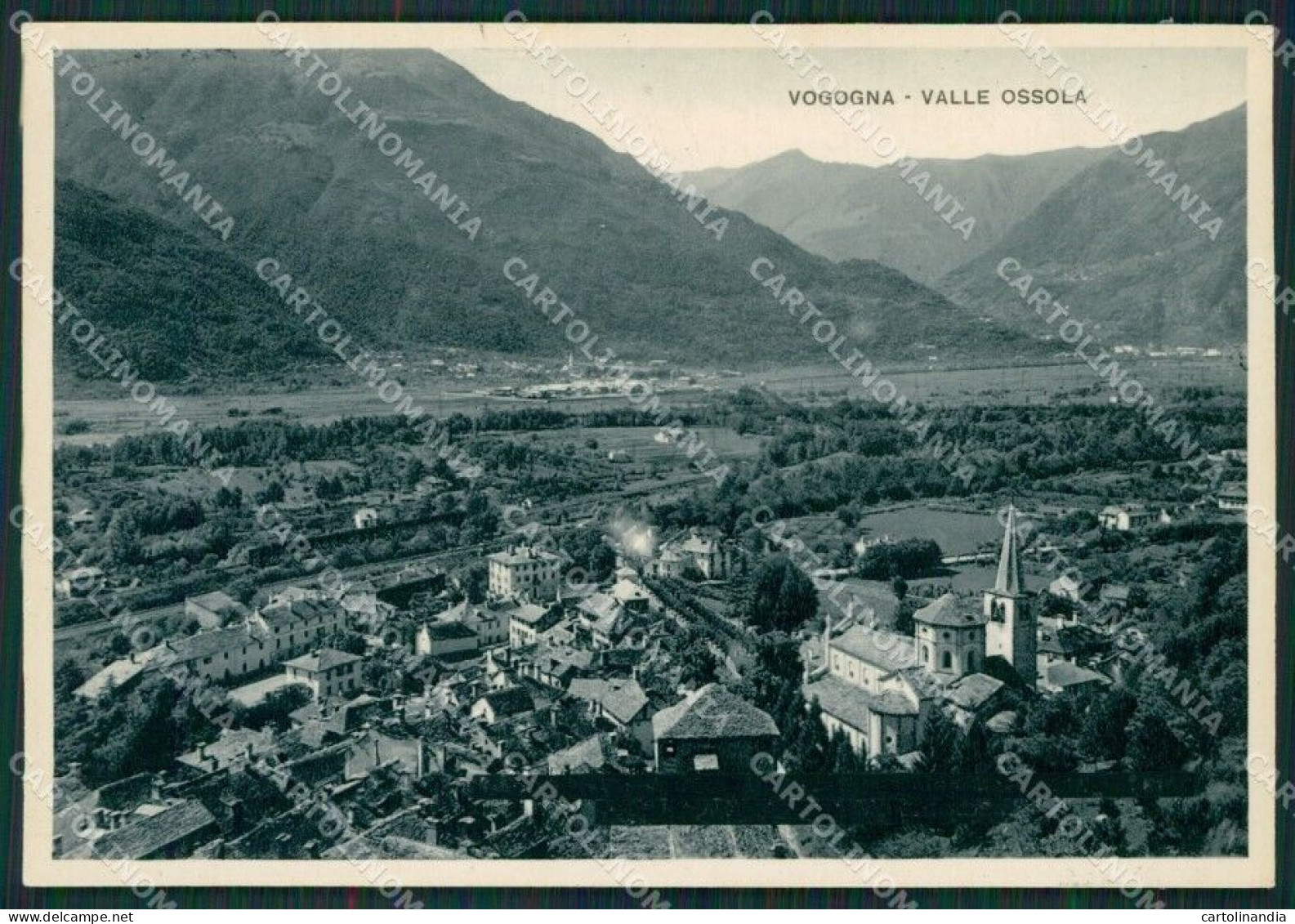 Verbania Vogogna PIEGHE Foto FG Cartolina KB2405 - Verbania