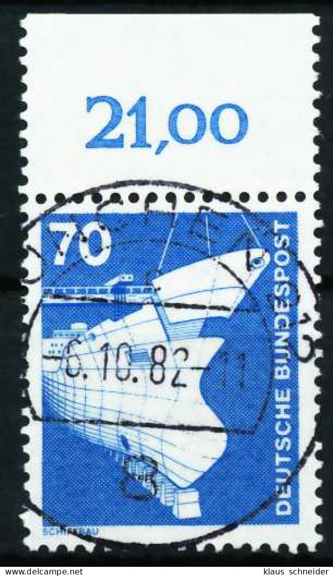 BRD DS INDUSTRIE U. TECHNIK Nr 852 Zentrisch Gestempelt ORA X667EE6 - Used Stamps