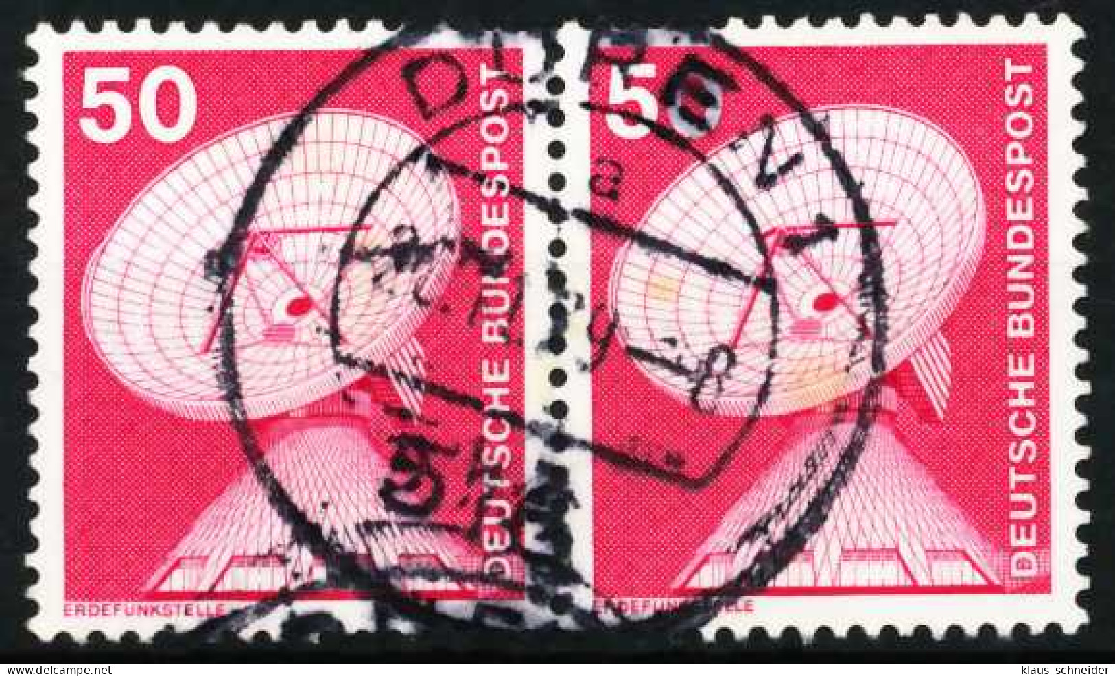 BRD DS INDUSTRIE U. TECHNIK Nr 851 Gestempelt WAAGR PAAR X668142 - Used Stamps