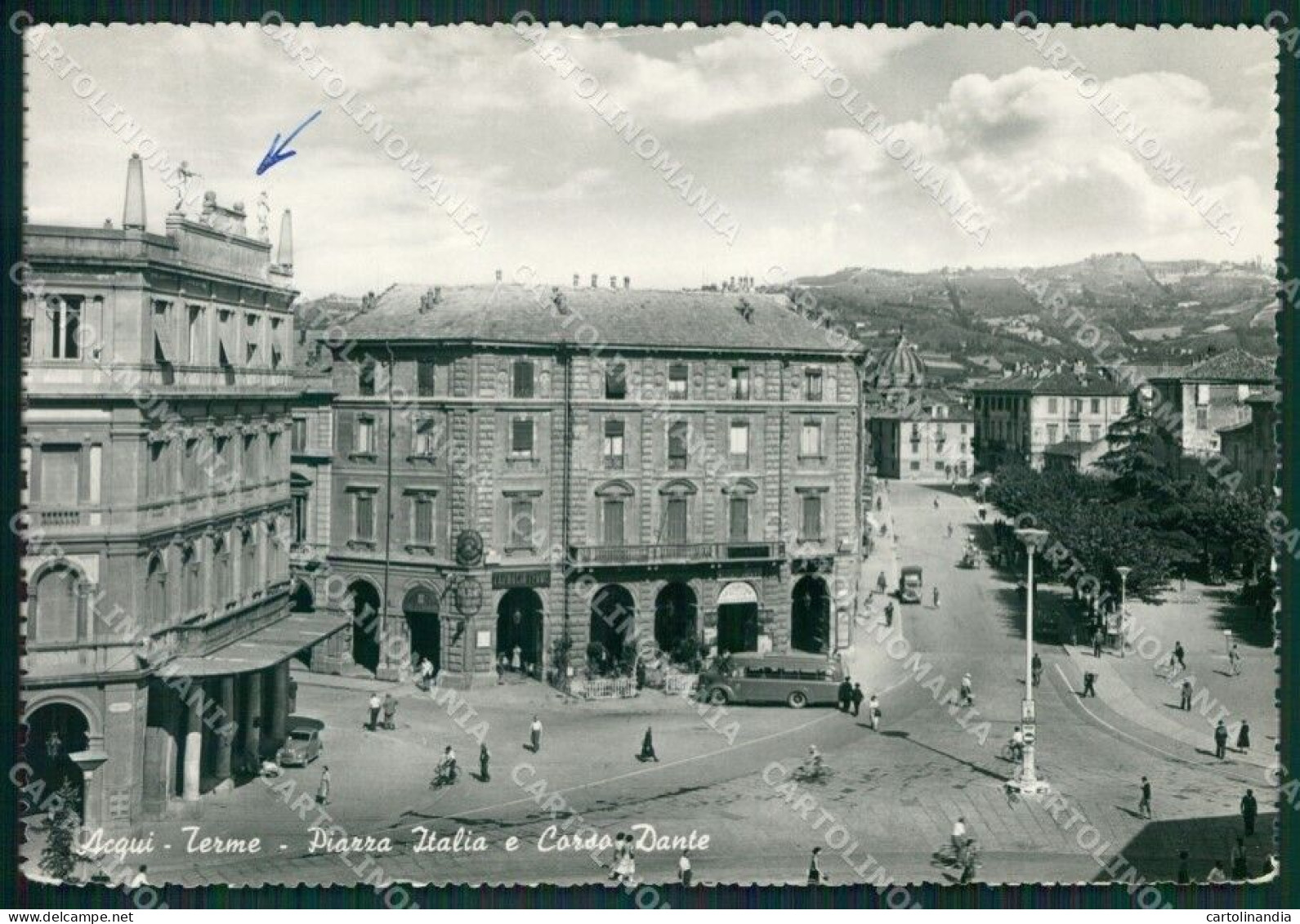 Alessandria Acqui Terme Corriera Foto FG Cartolina KB2499 - Alessandria