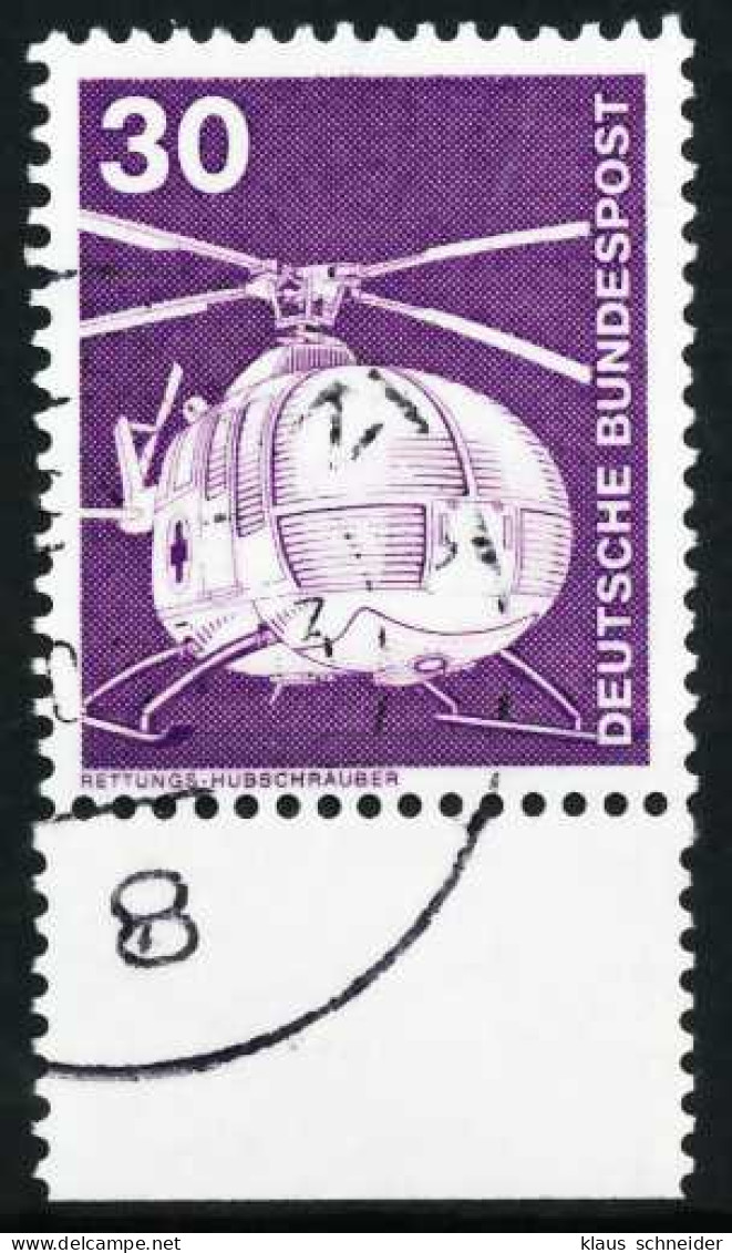 BRD DS INDUSTRIE U. TECHNIK Nr 849 Zentrisch Gestempelt URA X66C37E - Used Stamps