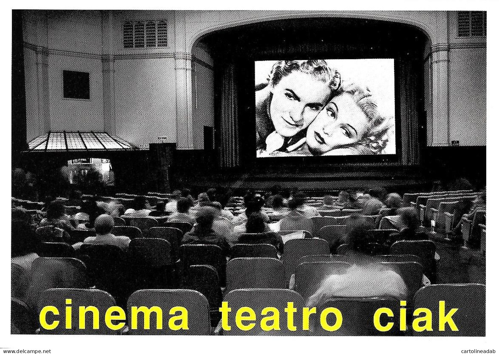 [MD3419] CPM - CINEMA TEATRO CIAK MILANO - RARISSIMA - PROMOCARD 118 - PERFETTA - Non Viaggiata - Advertising