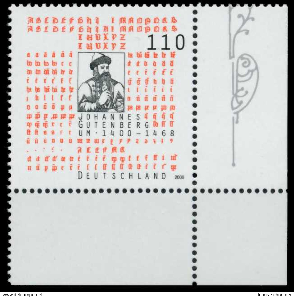 BRD 2000 Nr 2098 Postfrisch ECKE-URE X6D47BA - Unused Stamps