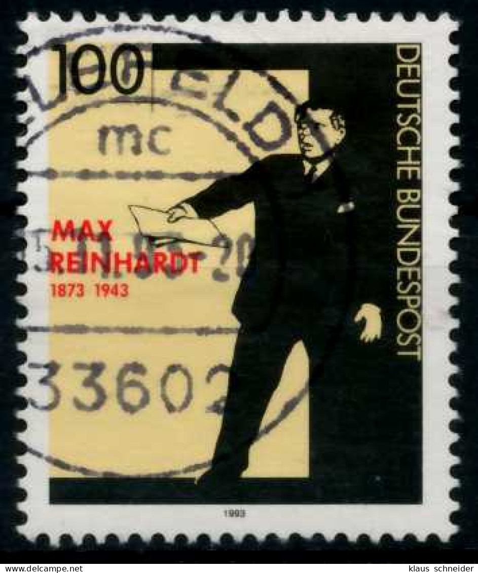 BRD 1993 Nr 1703 Zentrisch Gestempelt X78E832 - Used Stamps