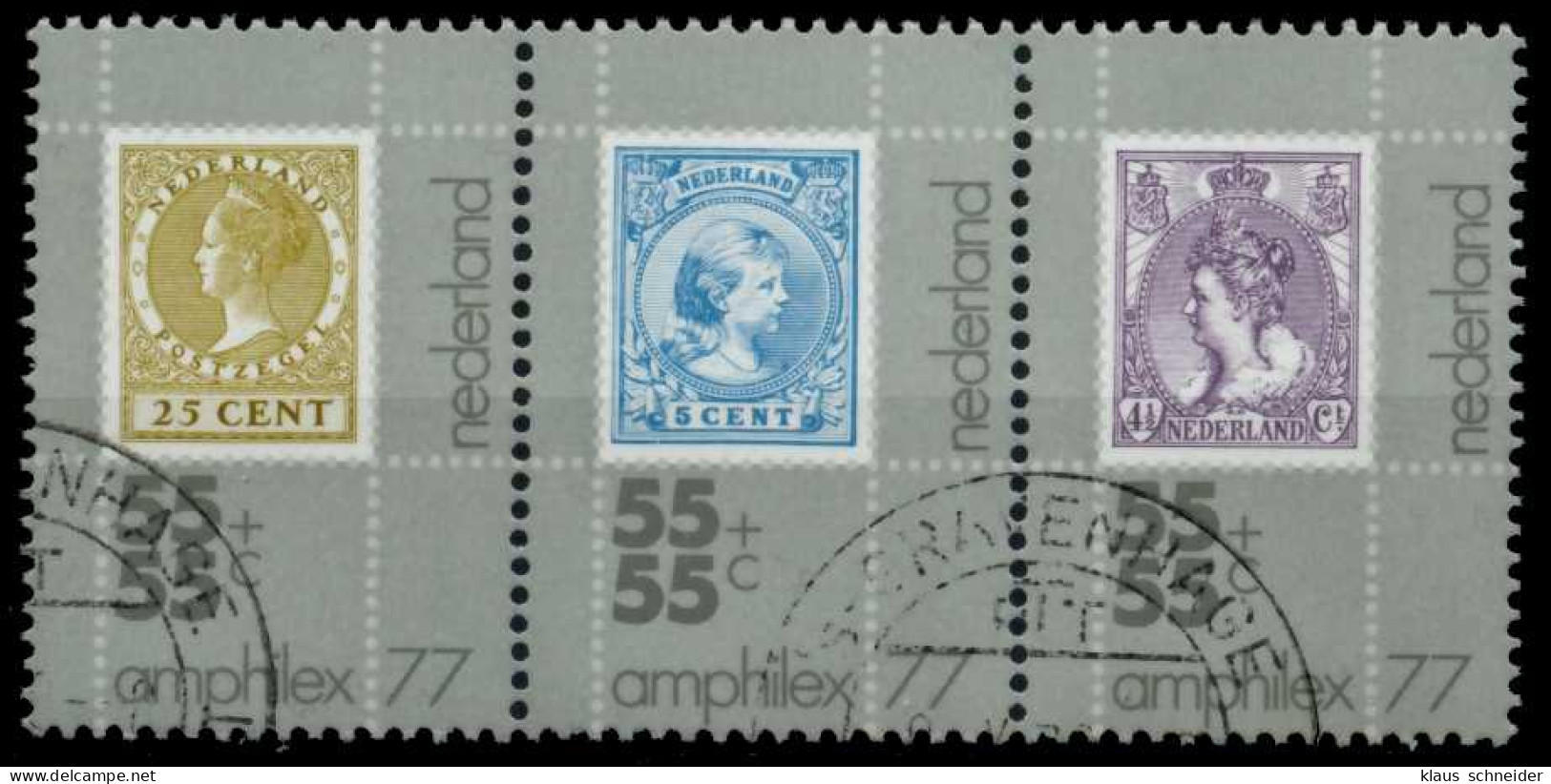 NIEDERLANDE Nr 1083S3-1085S3 Gestempelt 3ER STR X79D47E - Used Stamps