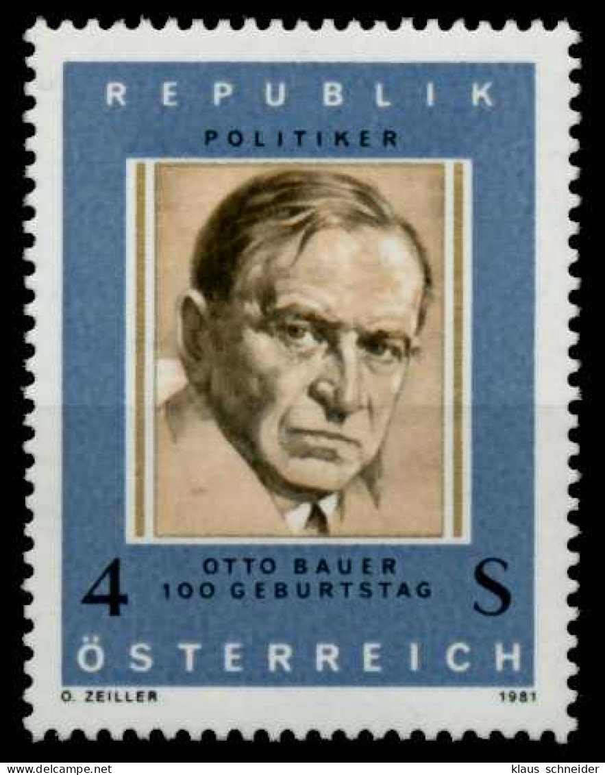 ÖSTERREICH 1981 Nr 1678 Postfrisch S59E912 - Unused Stamps