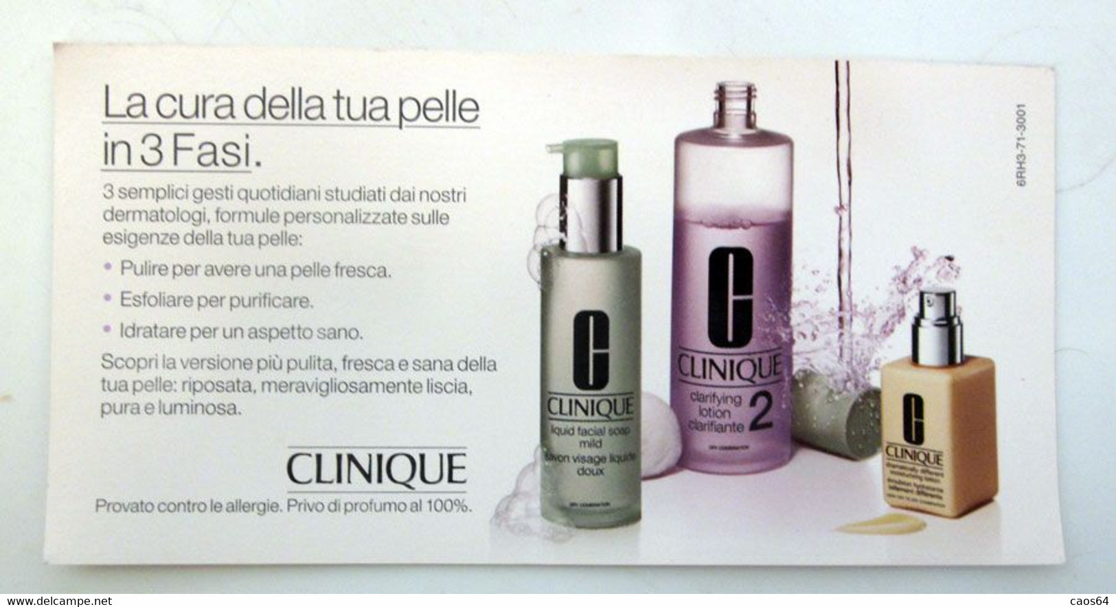Echantillon Tigette Campioncino Clinique Test Pelle - Kosmetika