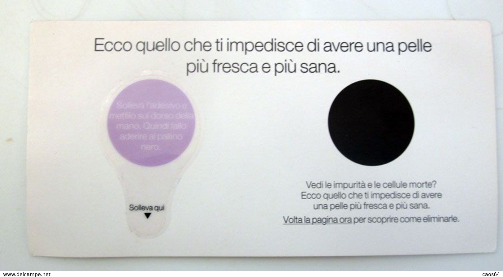 Echantillon Tigette Campioncino Clinique Test Pelle - Productos De Belleza