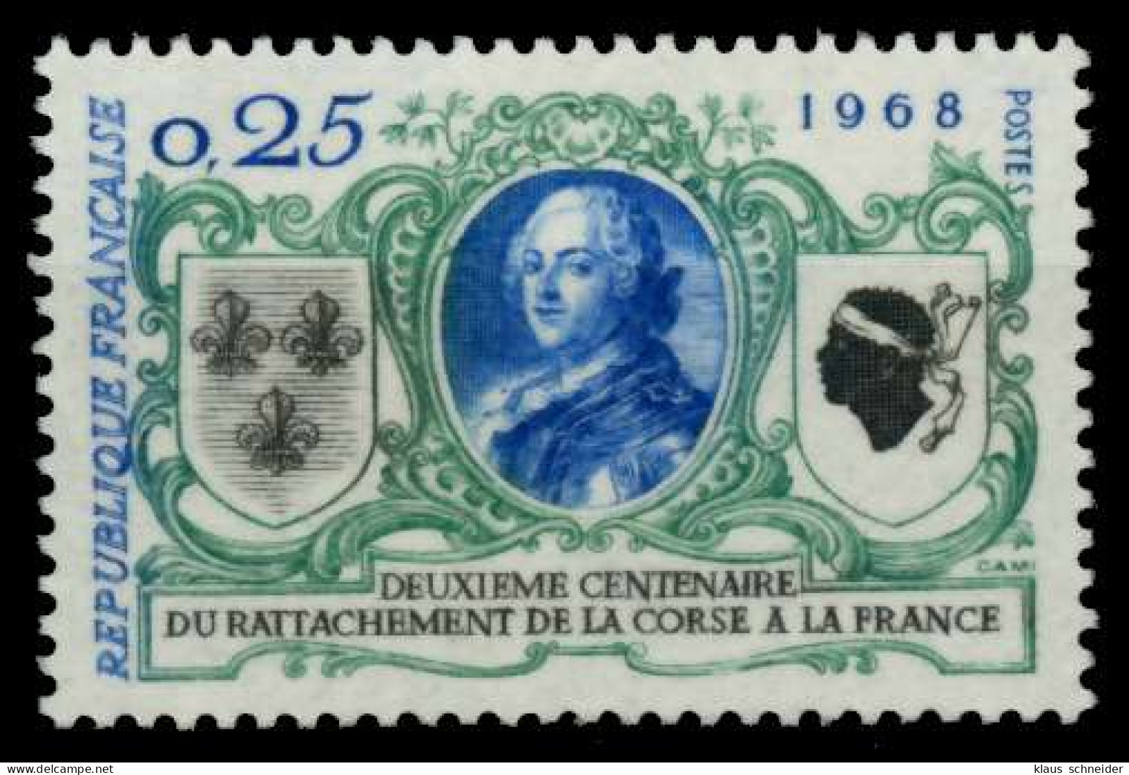 FRANKREICH 1968 Nr 1637 Postfrisch S028232 - Unused Stamps