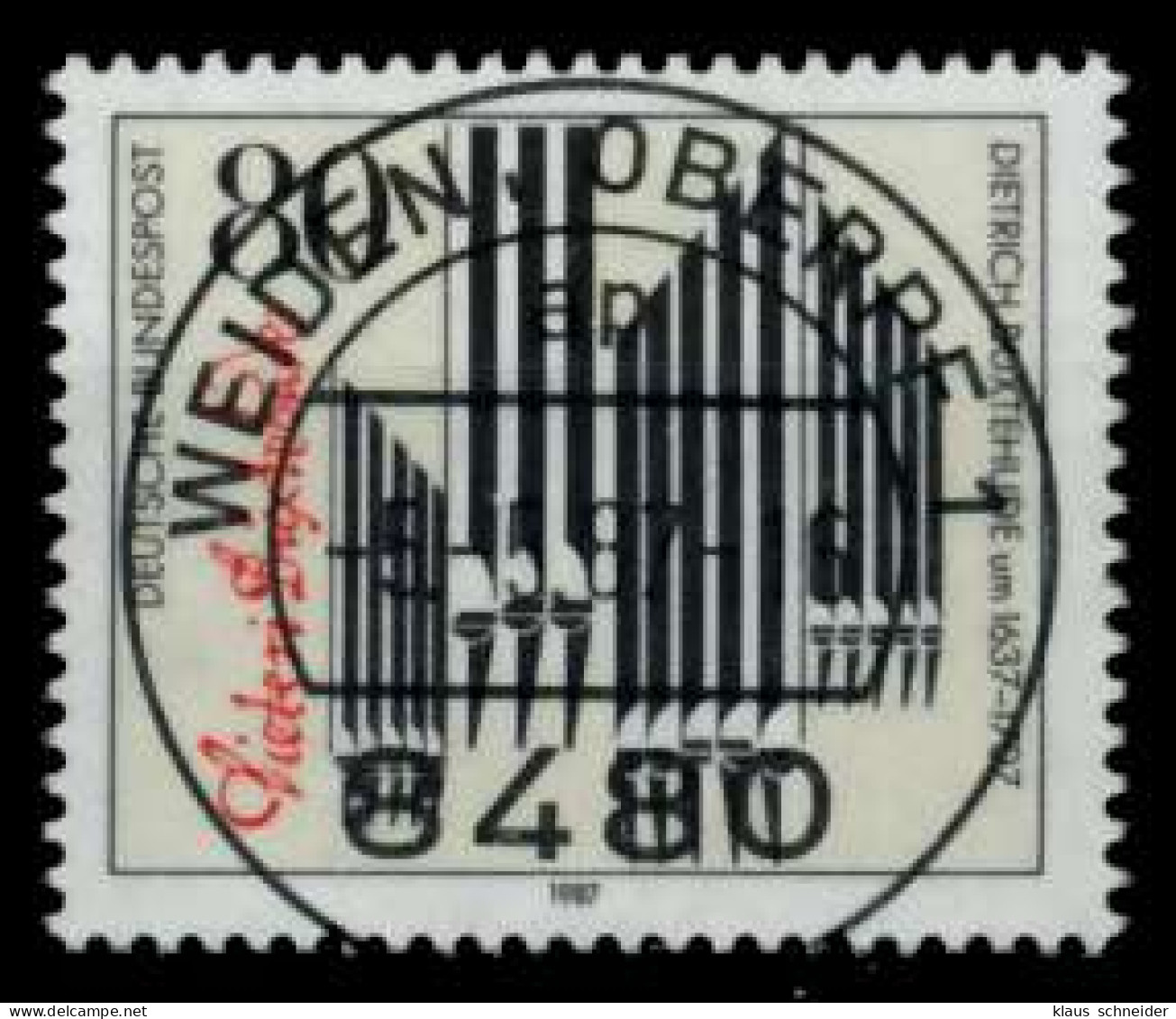 BRD 1987 Nr 1323 Zentrisch Gestempelt X89E9B6 - Oblitérés