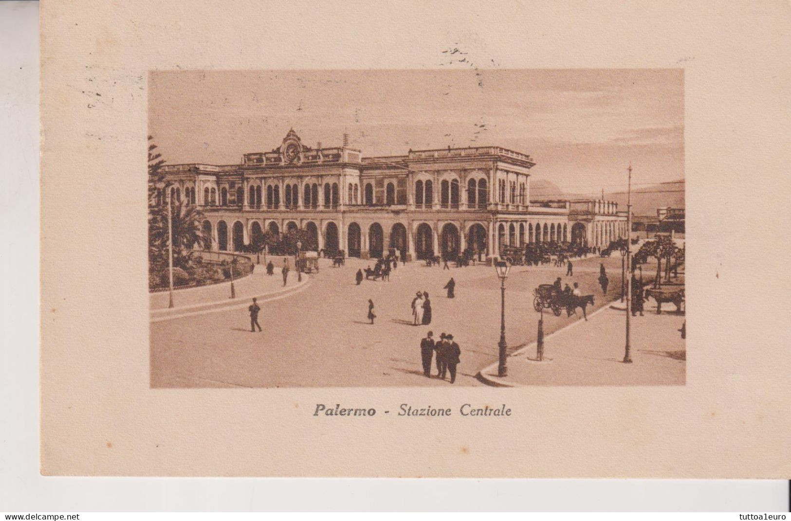 PALERMO  STAZIONE CENTRALE  VG  1922 - Palermo