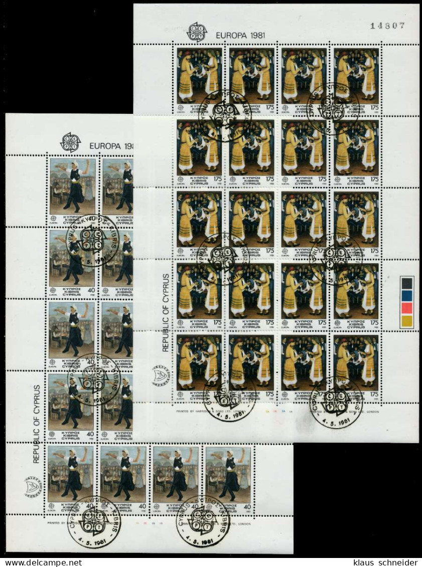 ZYPERN Nr 547KB-548KB Zentrisch Gestempelt KLEINBG S039B7A - Used Stamps