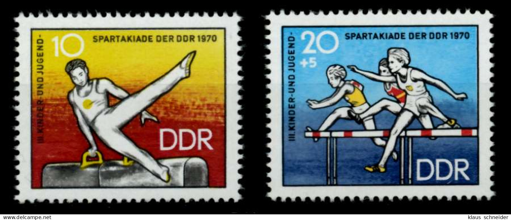 DDR 1970 Nr 1594-1595 Postfrisch S01CEA6 - Neufs